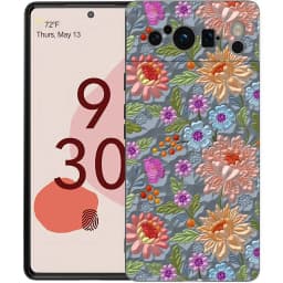 Phone Case Cover for Google Pixel/9/8/7/6/7A/6A/Pro Shockproof Soft TPU 9/Pro/XL Shell Capas Fundas Abstract Flower Market Coque