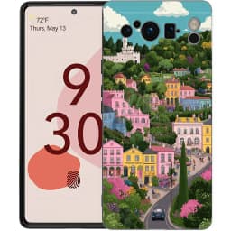 Phone Case Cover for Google Pixel/9/8/7/6/7A/6A/Pro Shockproof Soft TPU 9/Pro/XL Shell Capas Fundas Abstract Flower Market Coque