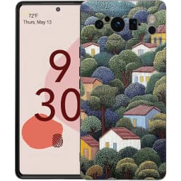Phone Case Cover for Google Pixel/9/8/7/6/7A/6A/Pro Shockproof Soft TPU 9/Pro/XL Shell Capas Fundas Abstract Flower Market Coque