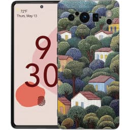 Phone Case Cover for Google Pixel/9/8/7/6/7A/6A/Pro Shockproof Soft TPU 9/Pro/XL Shell Capas Fundas Abstract Flower Market Coque