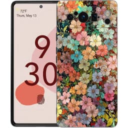 Phone Case Cover for Google Pixel/9/8/7/6/7A/6A/Pro Shockproof Soft TPU 9/Pro/XL Shell Capas Fundas Abstract Flower Market Coque