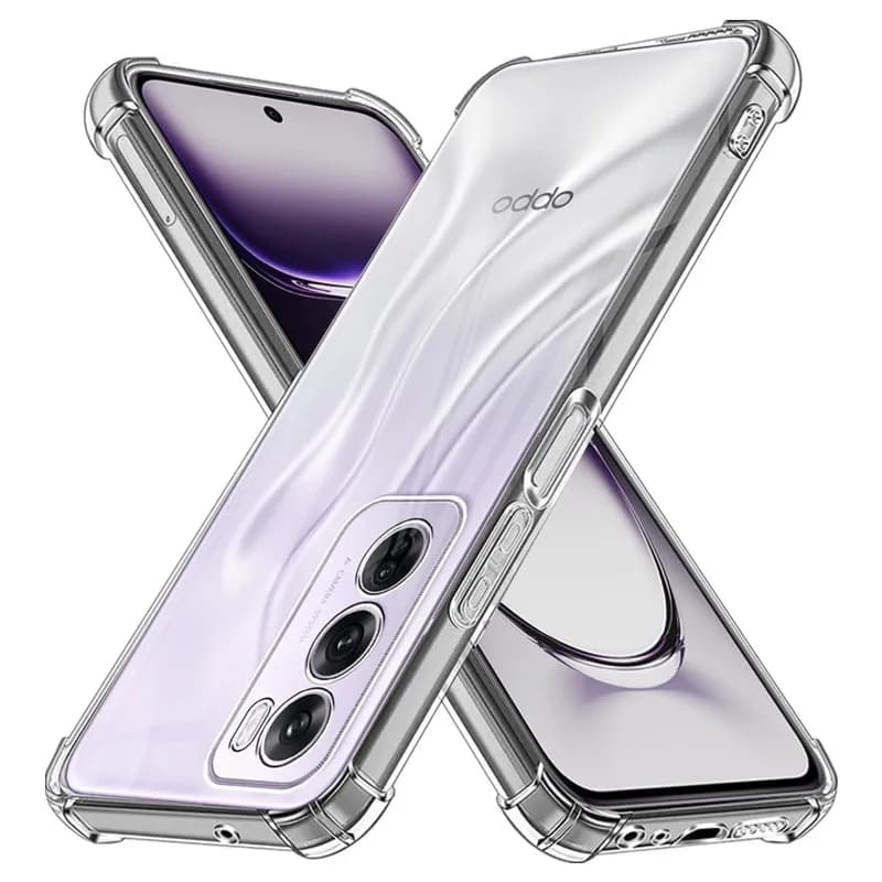 Four-Corners Shockproof TPU Case for OPPO Reno 12 Pro 5G Protective Cover Clear Capa Fundas Coque