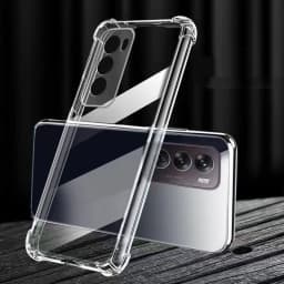 Four-Corners Shockproof TPU Case for OPPO Reno 12 Pro 5G Protective Cover Clear Capa Fundas Coque
