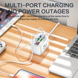 Multi 6 Ports USB Phone Charger Power Strip Universal Adapter Fast Quick Charging Head Socket Wall Charger Socket HUB Splitter