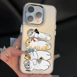 New Cute M-mofusands Cat Phone Case For Google Pixel 10 9 8 7 8A 9A XL Pro 4G 5G Transparent Soft Silicone TPU Back Cover