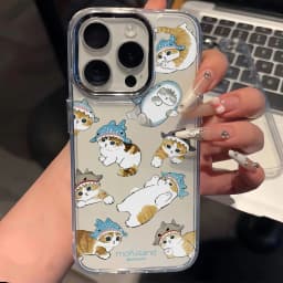 New Cute M-mofusands Cat Phone Case For Google Pixel 10 9 8 7 8A 9A XL Pro 4G 5G Transparent Soft Silicone TPU Back Cover