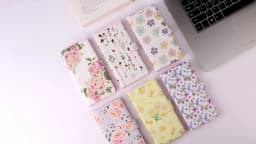 Wallet Floral Leather Phone Case For Samsung Galaxy S25 Edge S25 Ultra S25 Plus S25 S24 S23 S23 Fe S22 S21 S20 S10 E S9 Plus