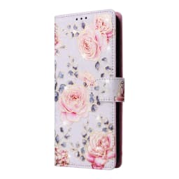 Wallet Floral Leather Phone Case For Samsung Galaxy S25 Edge S25 Ultra S25 Plus S25 S24 S23 S23 Fe S22 S21 S20 S10 E S9 Plus