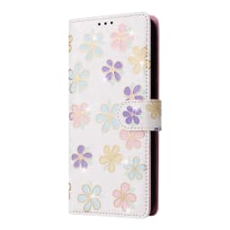 Wallet Floral Leather Phone Case For Samsung Galaxy S25 Edge S25 Ultra S25 Plus S25 S24 S23 S23 Fe S22 S21 S20 S10 E S9 Plus
