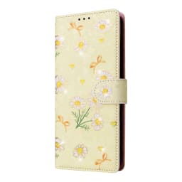 Wallet Floral Leather Phone Case For Samsung Galaxy S25 Edge S25 Ultra S25 Plus S25 S24 S23 S23 Fe S22 S21 S20 S10 E S9 Plus