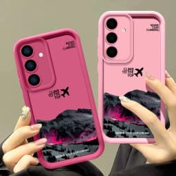 Dark Snow Mountain Case For Samsung Galaxy S25 S26 S24 Ultra S23 S22 S21 FE A17 A37 A57 A15 A16 A26 A35 A36 A54 A55 A56 5G Capa