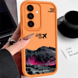 Dark Snow Mountain Case For Samsung Galaxy S25 S26 S24 Ultra S23 S22 S21 FE A17 A37 A57 A15 A16 A26 A35 A36 A54 A55 A56 5G Capa