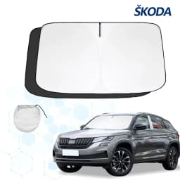 Windshield Sun Shade For Skoda Kodiaq Rs Kodiaq 7 Sunshade Sun Visor Protector Foldable Blocks UV Rays Keep Your Car Cooler