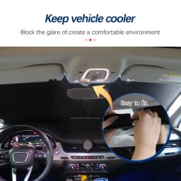 Windshield Sun Shade For Skoda Kodiaq Rs Kodiaq 7 Sunshade Sun Visor Protector Foldable Blocks UV Rays Keep Your Car Cooler