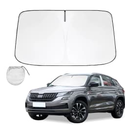 Windshield Sun Shade For Skoda Kodiaq Rs Kodiaq 7 Sunshade Sun Visor Protector Foldable Blocks UV Rays Keep Your Car Cooler