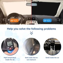 Windshield Sun Shade For Skoda Kodiaq Rs Kodiaq 7 Sunshade Sun Visor Protector Foldable Blocks UV Rays Keep Your Car Cooler