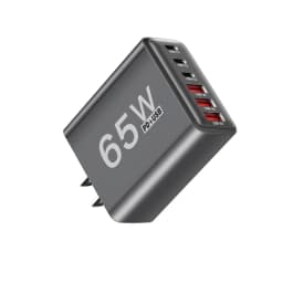 USB Charger Type C Total 65W Muti 6 Ports Quick Fast Charging EU/US/UK Plug Mobile Phone Wall Adapter for IPhone Samsung Xiaomi