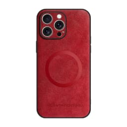 Magnetic Leather Case for Apple iPhone 17 Pro Max 13 12 14 15 16 17Pro MacSafe Luxury Wireless Charge Shockproof MagSafe Cover
