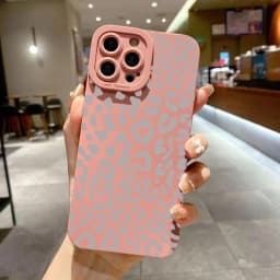 Animal Minimalist Gray Leopard Print Case For Samsung Galaxy S26 A56 A16 A35 A55 A34 A54 S25 Ultra S24 FE S23 Plus S22 S21 Cover