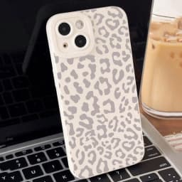 Animal Minimalist Gray Leopard Print Case For Samsung Galaxy S26 A56 A16 A35 A55 A34 A54 S25 Ultra S24 FE S23 Plus S22 S21 Cover
