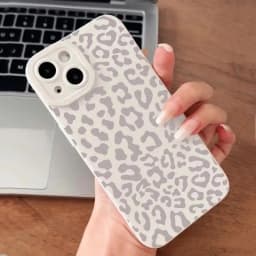 Animal Minimalist Gray Leopard Print Case For Samsung Galaxy S26 A56 A16 A35 A55 A34 A54 S25 Ultra S24 FE S23 Plus S22 S21 Cover