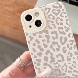 Animal Minimalist Gray Leopard Print Case For Samsung Galaxy S26 A56 A16 A35 A55 A34 A54 S25 Ultra S24 FE S23 Plus S22 S21 Cover