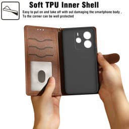 Flip Case For Xiaomi Redmi Note 14 Pro Phone Case Etui On Redmi Note 14 Pro Plus Cover Redmi Note14 5G 4G Xaomi Redmi Note 14s