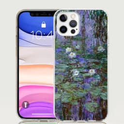 Claude Monet Garden Lotus Bridge Case Phone Cover for Apple iphone 16 15 14 13 12 Mini 11 Pro Max 16E X XS XR 7 Plus 8 + SE 2020