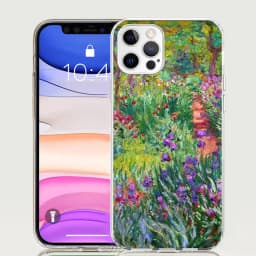Claude Monet Garden Lotus Bridge Case Phone Cover for Apple iphone 16 15 14 13 12 Mini 11 Pro Max 16E X XS XR 7 Plus 8 + SE 2020