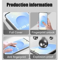 3Pcs Full Cover Tempered Glass For Samsung Galaxy S25 Edge S24 Ultra S23 S22 Plus S21FE S23Fe S24Fe Screen Protector Film Glass
