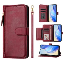 Zipper Leather Phone Wallet Case For Moto G72 G62 G52 G32 G22 G71 G51 G41 G31 G60 G30 G10 E32 E7 Power G Play Edge 30 Flip Cover