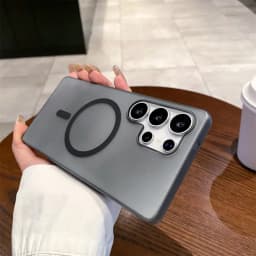 S25Ultra Slim Matte Magsafe Wireless Charging Case For Samsung S25 S24 S23 S22 S21 S20 FE Plus Ultra Frosted Translucent Cover