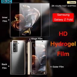 HD Hydrogel Film For Samsung Galaxy Z Fold 7 6 5 4 3 2 5G Special Internal Inner Outer Hinge Sticker Full Body Screen Protector