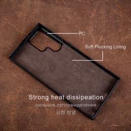 Genuine Leather Cover Case for Samsung Galaxy S26 Ultra S25 S24 S23 FE S22Plus Note 20 10 A53 A51 A52 5G A72 A71 Phone Shell