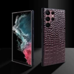 Genuine Leather Cover Case for Samsung Galaxy S26 Ultra S25 S24 S23 FE S22Plus Note 20 10 A53 A51 A52 5G A72 A71 Phone Shell
