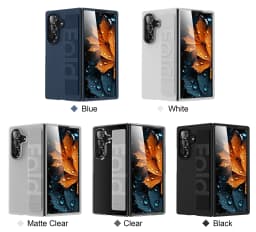Luxury Ultra-thin Matte Silicone Wrist Strap Case For Samsung Galaxy Fold 7 6 5 4 3 5G Folding Shockproof Hard Back Cover
