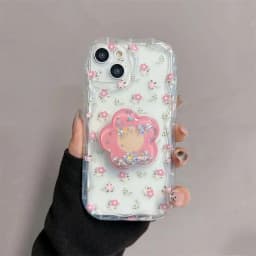 Flower Bracket Bracelet Case For Samsung Galaxy A56 5G A55 A36 A16 A15 A54 A14 A34 A35 A26 A23 A24 A52 A53 A05 A05S A06 A25 A32