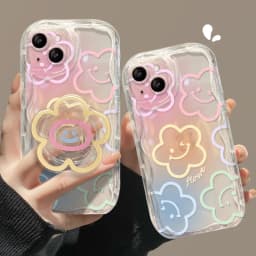 Flower Bracket Bracelet Case For Samsung Galaxy A56 5G A55 A36 A16 A15 A54 A14 A34 A35 A26 A23 A24 A52 A53 A05 A05S A06 A25 A32