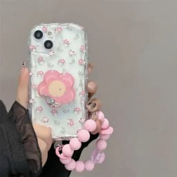 Flower Bracket Bracelet Case For Samsung Galaxy A56 5G A55 A36 A16 A15 A54 A14 A34 A35 A26 A23 A24 A52 A53 A05 A05S A06 A25 A32
