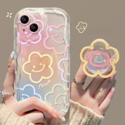 Flower Bracket Bracelet Case For Samsung Galaxy A56 5G A55 A36 A16 A15 A54 A14 A34 A35 A26 A23 A24 A52 A53 A05 A05S A06 A25 A32