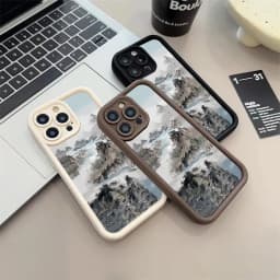 Chinese Architecture Landscape Soft Silicone Case For Xiaomi Redmi Note 11 12 Turbo 13 Pro Max Plus 12S 11S 10S 10 12C 13C Cover