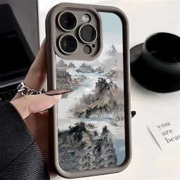 Chinese Architecture Landscape Soft Silicone Case For Xiaomi Redmi Note 11 12 Turbo 13 Pro Max Plus 12S 11S 10S 10 12C 13C Cover