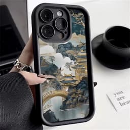 Chinese Architecture Landscape Soft Silicone Case For Xiaomi Redmi Note 11 12 Turbo 13 Pro Max Plus 12S 11S 10S 10 12C 13C Cover