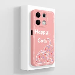 Cover For Xiaomi Redmi Note 13 Pro 4G Cases Coque Cartoon Pattern Cat Liquid Soft Silicone Luxury Bumper For Redmi Note13 Fundas