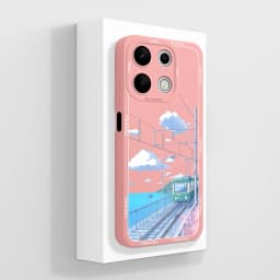 Cover For Xiaomi Redmi Note 13 Pro 4G Cases Coque Cartoon Pattern Cat Liquid Soft Silicone Luxury Bumper For Redmi Note13 Fundas