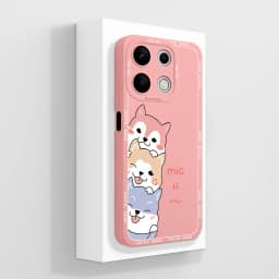 Cover For Xiaomi Redmi Note 13 Pro 4G Cases Coque Cartoon Pattern Cat Liquid Soft Silicone Luxury Bumper For Redmi Note13 Fundas