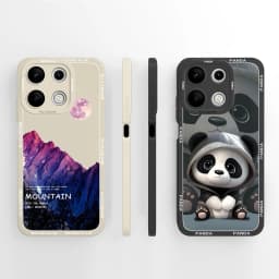 Cover For Xiaomi Redmi Note 13 Pro 4G Cases Coque Cartoon Pattern Cat Liquid Soft Silicone Luxury Bumper For Redmi Note13 Fundas