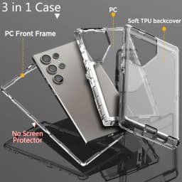 Heavy Duty Transparent Bumper Shockproof Otterbox Case for Samsung Galaxy S25 Ultra S23 S20 S22 S21 S24 Note 20 Protec Cover