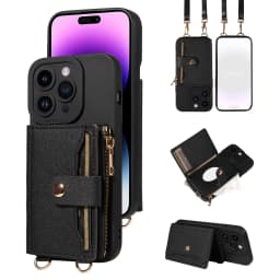 Faux Leather Phone Case for Samsung Galaxy S25Ultra S24 S23 S22 S21 S20 S10 S9 S8 PLUS FE Wallet Card Slot Anti-drop Phone cover