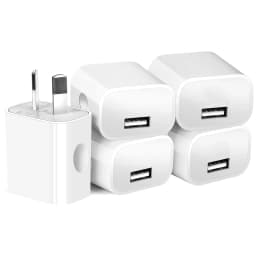 1/5pcs Universal Travel Australia New Zealand AU Plug USB Wall Charger Power Phone Charging Head Australian Standard for iPhone